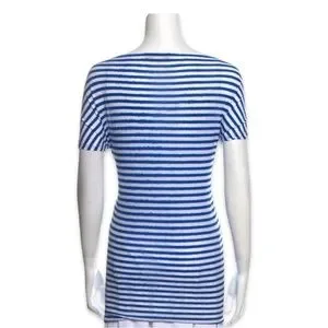 Top Débardeur Stella McCartney - Marinière Palmiers - Taille 44 (M/L) - Coton - Neuf Avec étiquettes